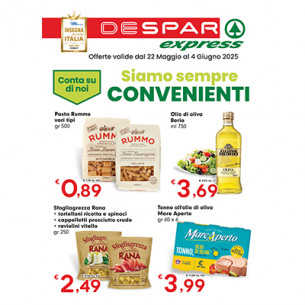 volantino Voalntino express  dal 22 maggio al 4 giugno dal 22/05/2025 al 04/06/2025